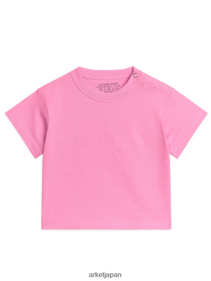 ARKET 半袖Tシャツ 子供たち ピンク 080DVR1748 衣類