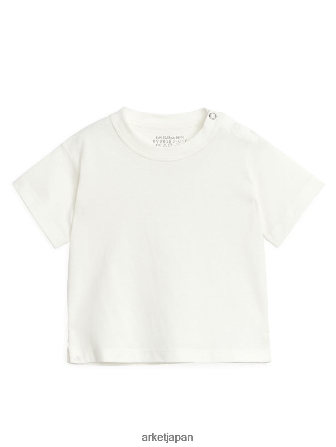 ARKET 半袖Tシャツ 子供たち 白 080DVR1765 衣類